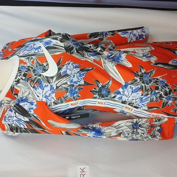 BRAND NEW WITH THE TAGS nike bodycon floral logo dress size medium - Picture 5 of 11